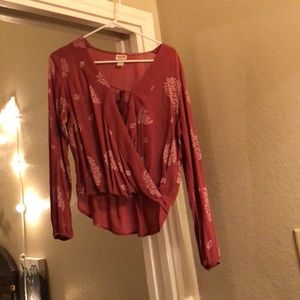 Mossimo wrap shirt